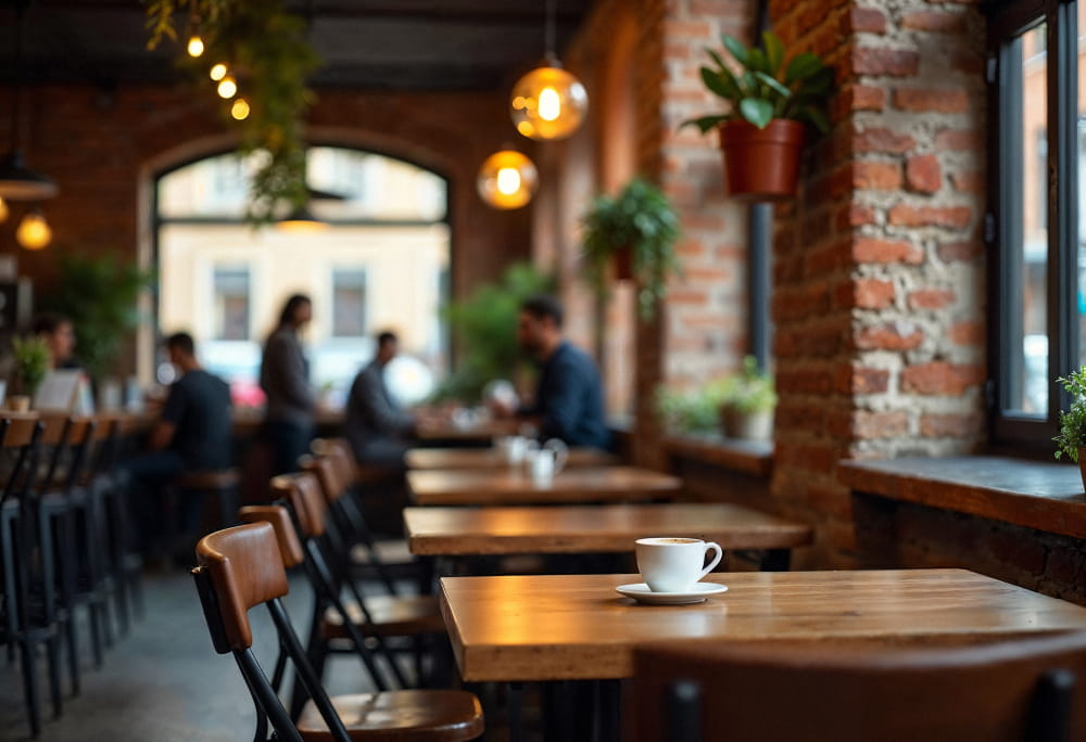 واجهة POS لمقهى مع تدفق طلبات في الوقت الحقيقي